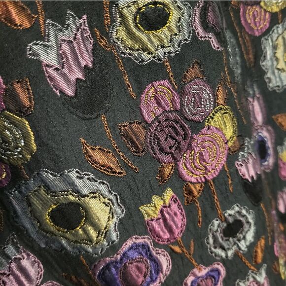 Yeohlee New York Vintage Gorgeous Silk Blend Floral Pencil Skirt, Size 8 - Picture 8 of 11